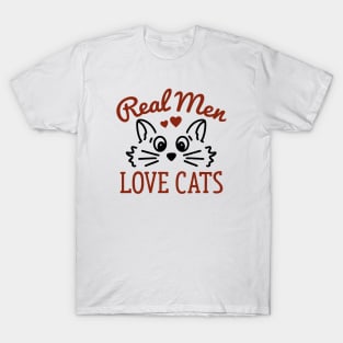 Real Men Love Cats T-Shirt